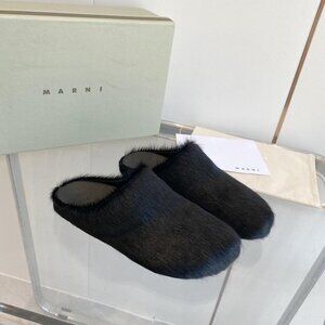 Marni Women's Black Slides